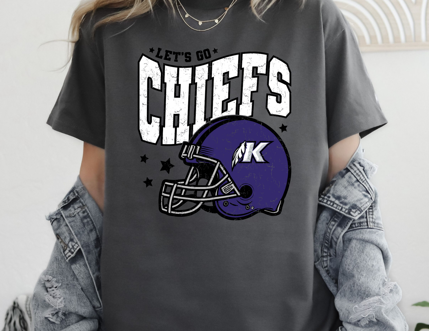 Let's Go Chiefs Comfort Colors Tees