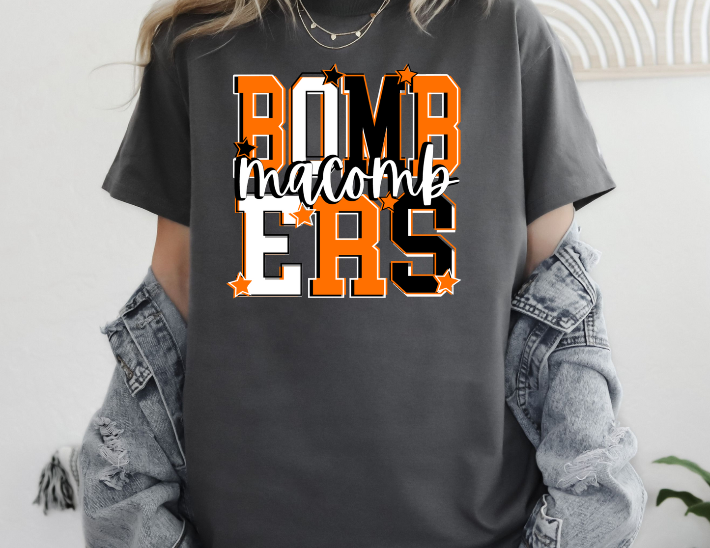 Macomb Bombers Graphic Spirit CC Tee