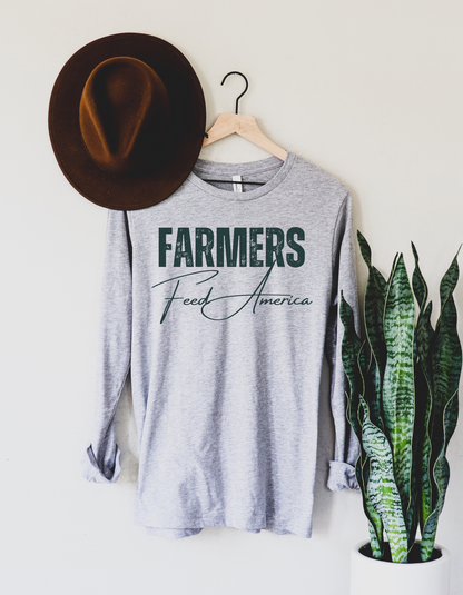 Farmers Feed America Long Sleeve