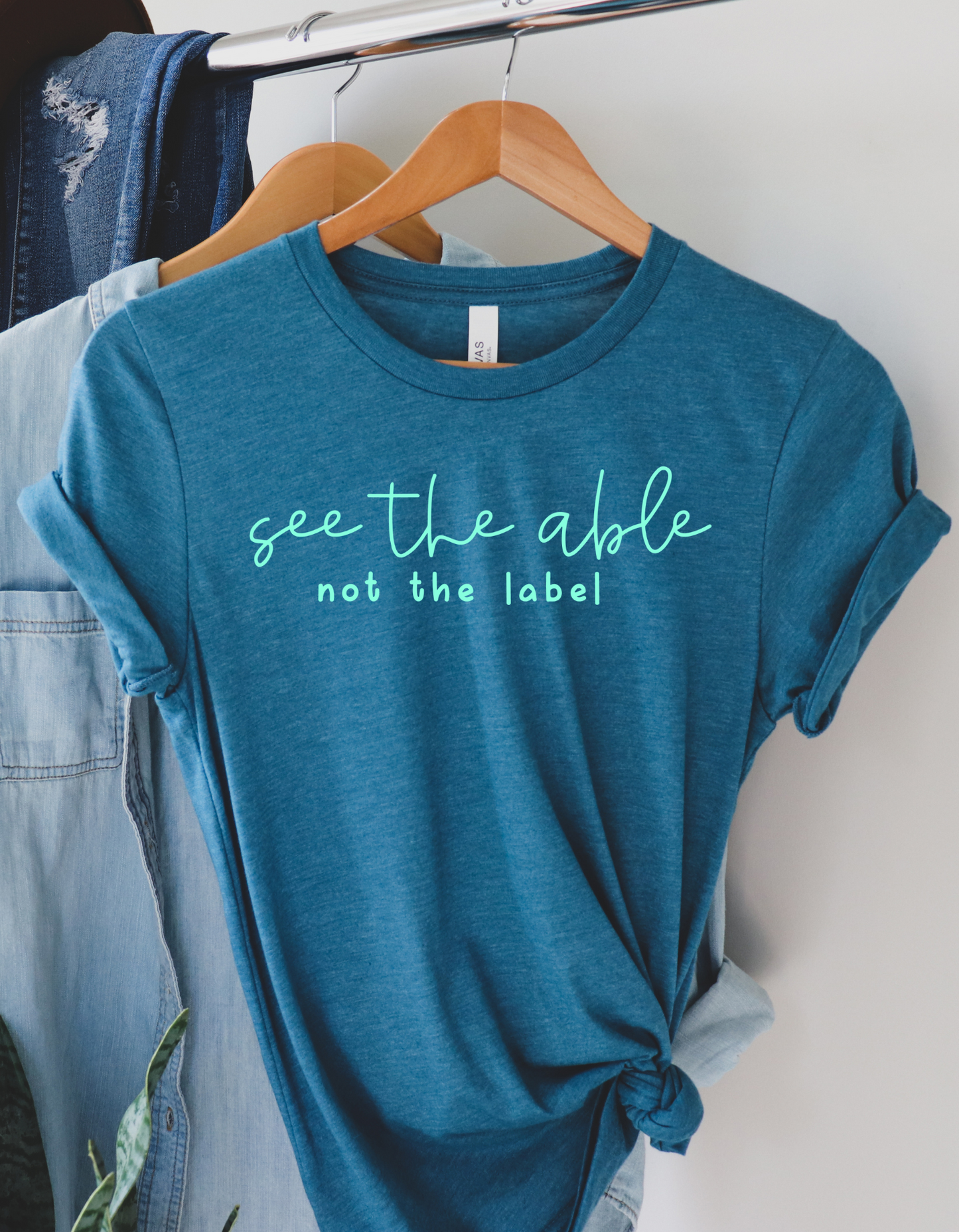 See the able not the label bella tee