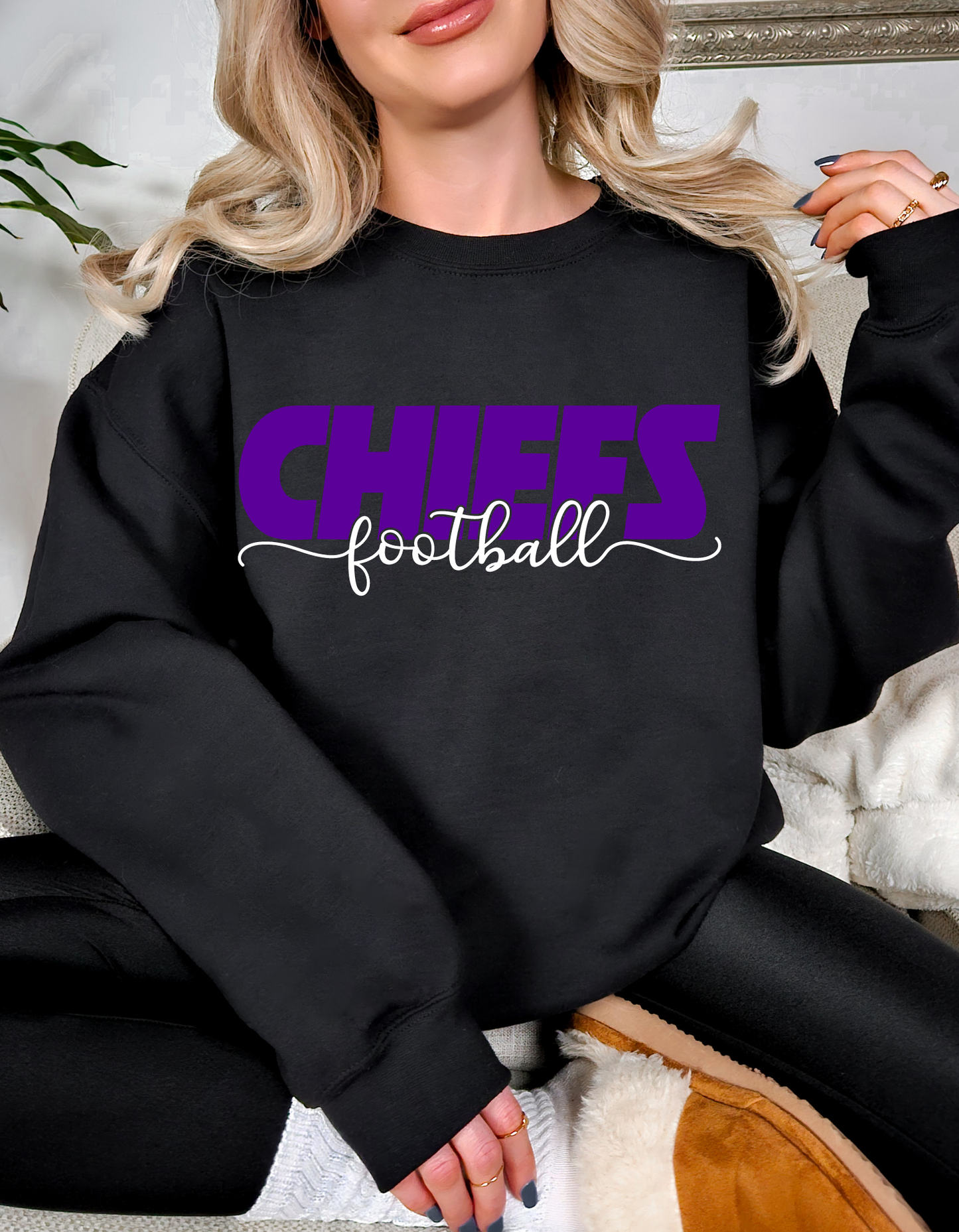 Chiefs Football Crew and Tee