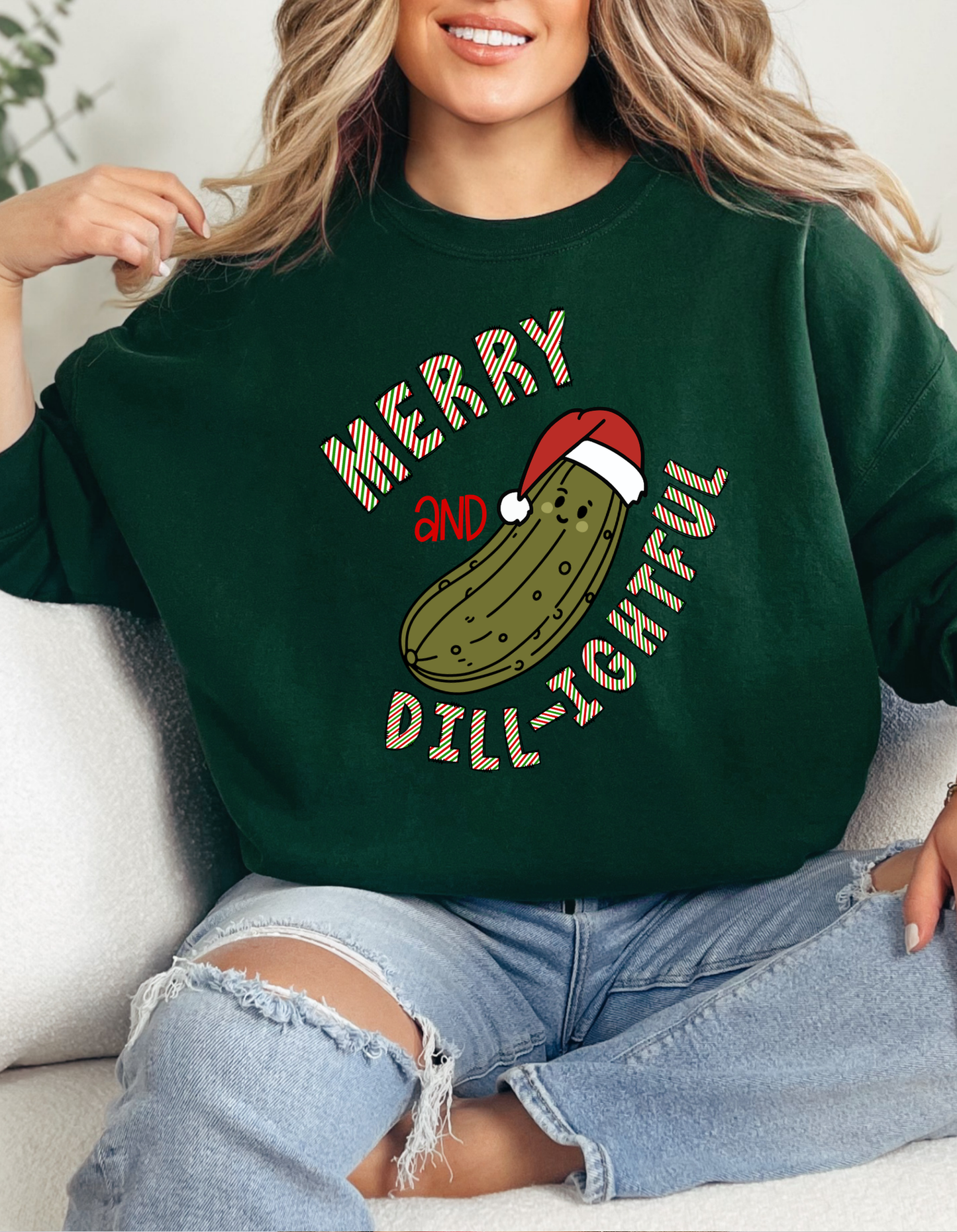 Merry and Dill-ightful Crewneck and Tee