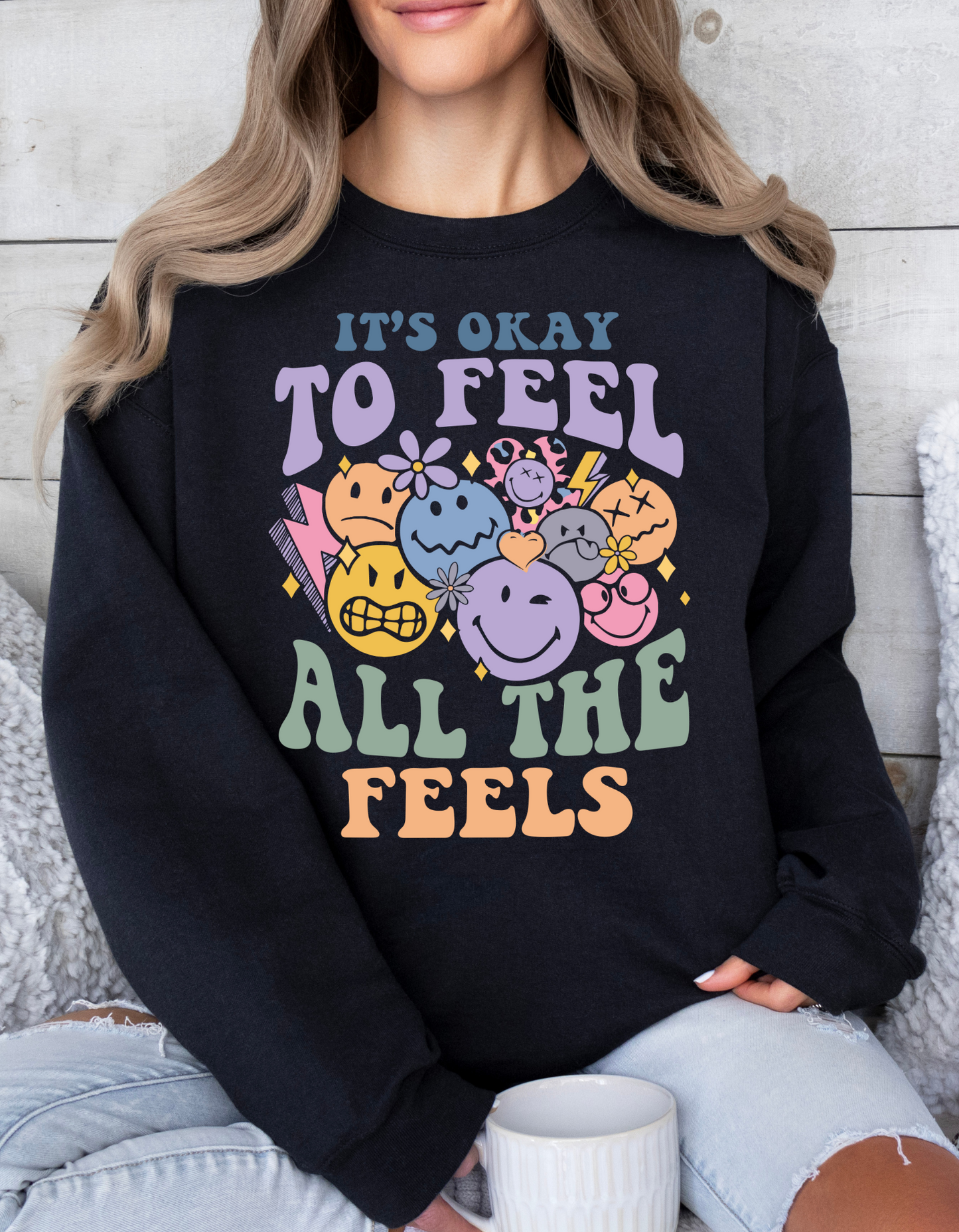 It's Okay to Feel Crew and Tee