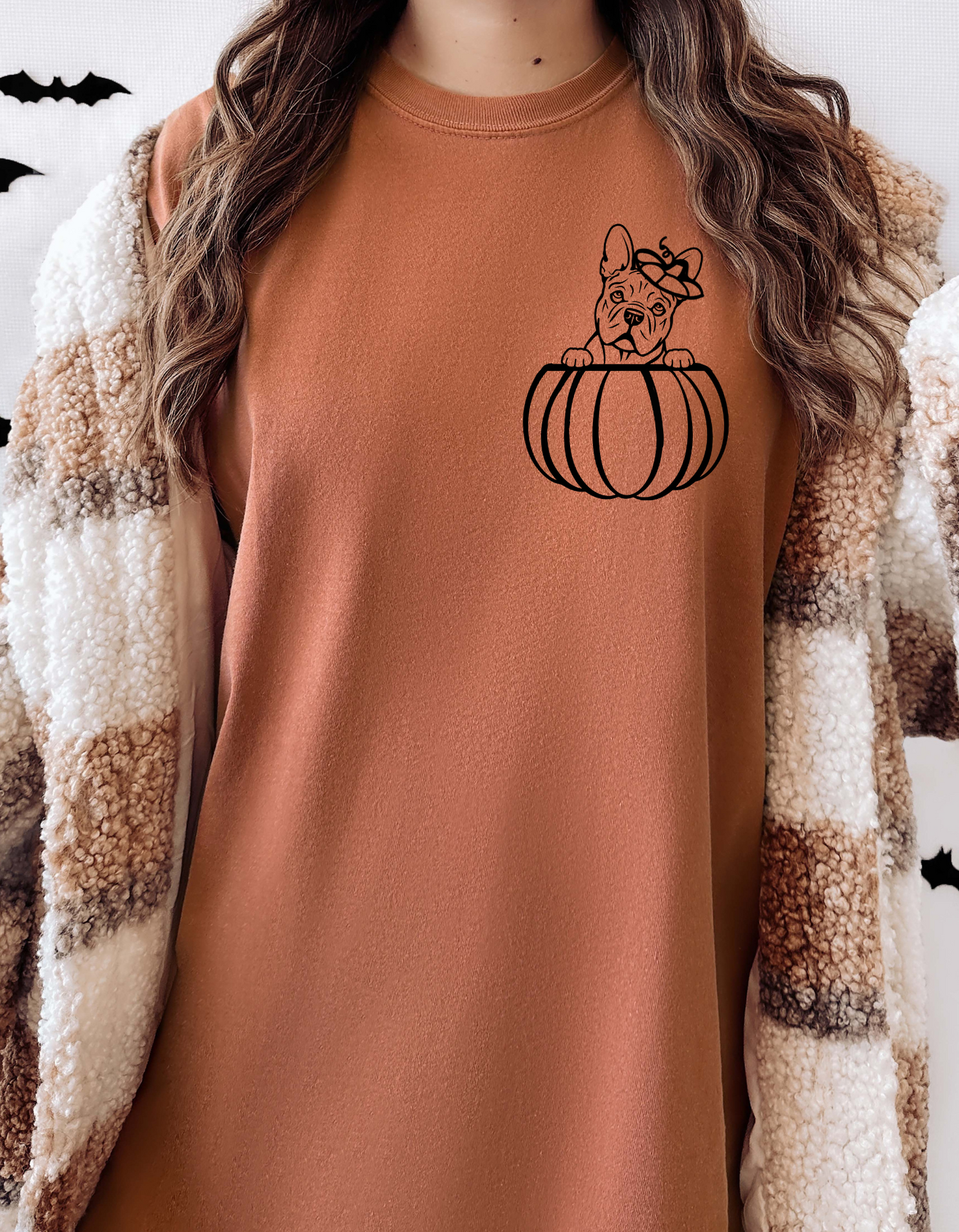 Pumpkin Puppy Tee and Long Sleeve