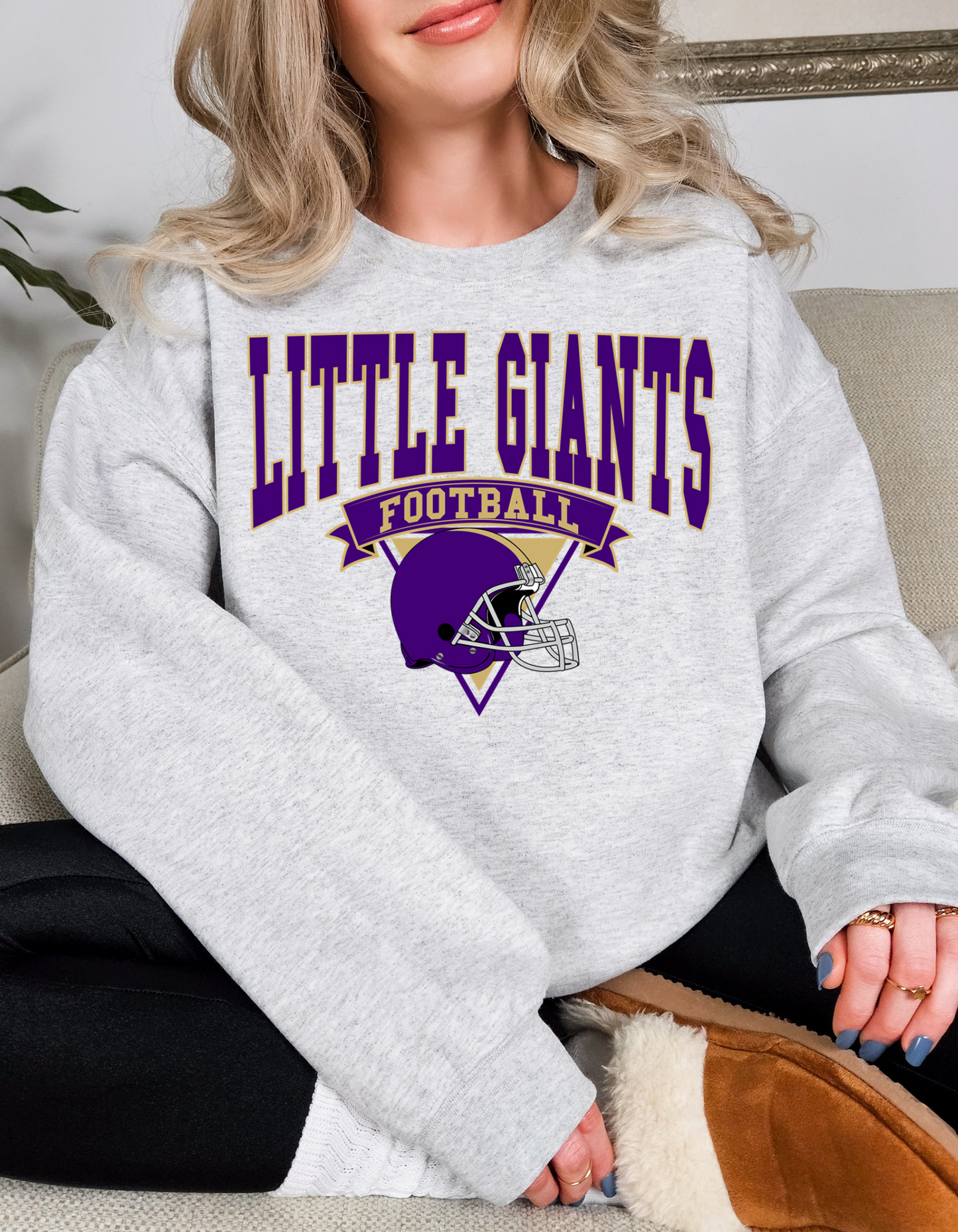 Little Giants Vintage Football Tee and Crew