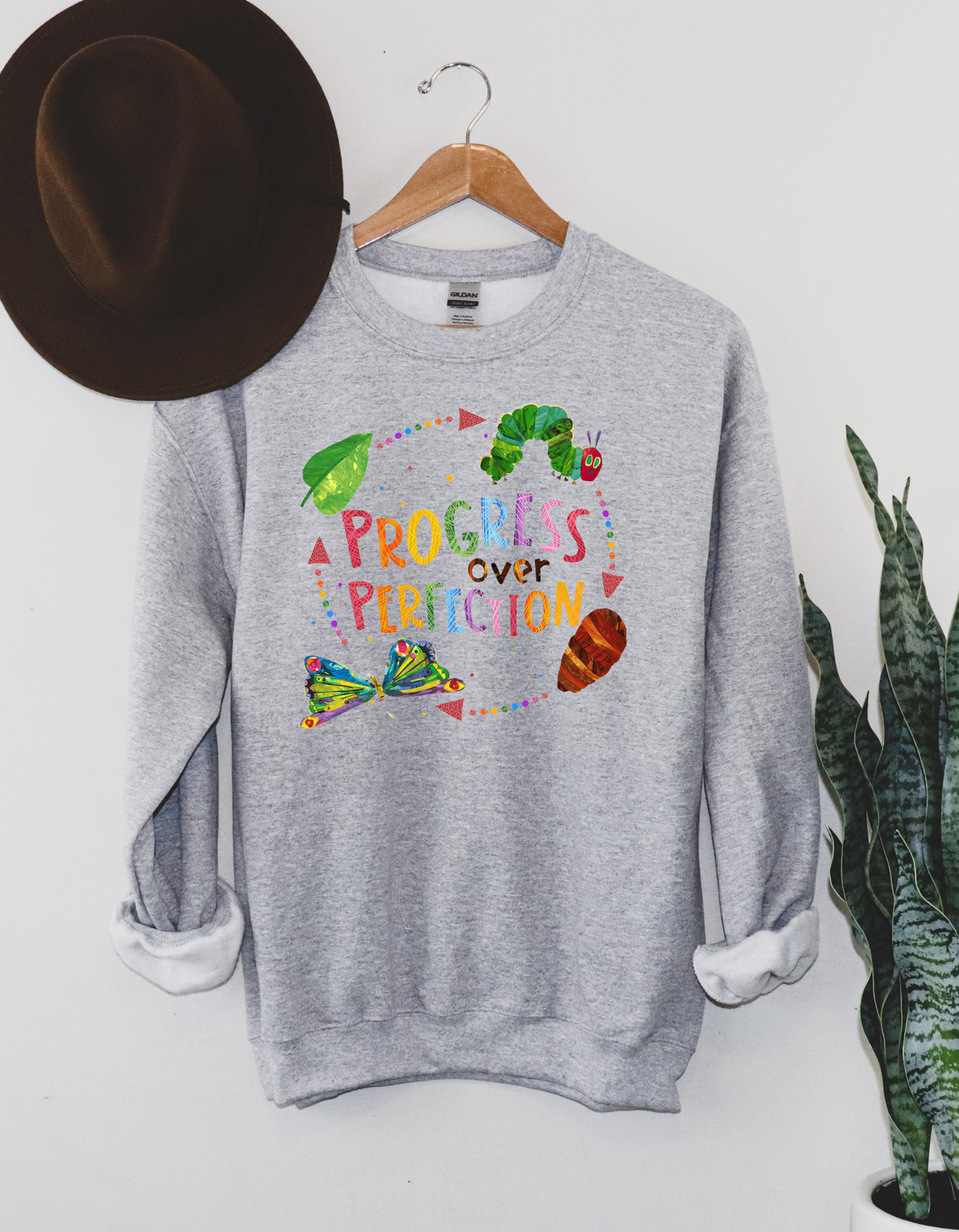 Progress Over Perfection Crewneck