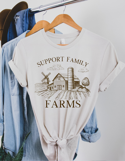 Support Family Farms Tee and Crewneck