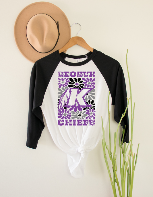 Keokuk Chiefs Baseball Tee