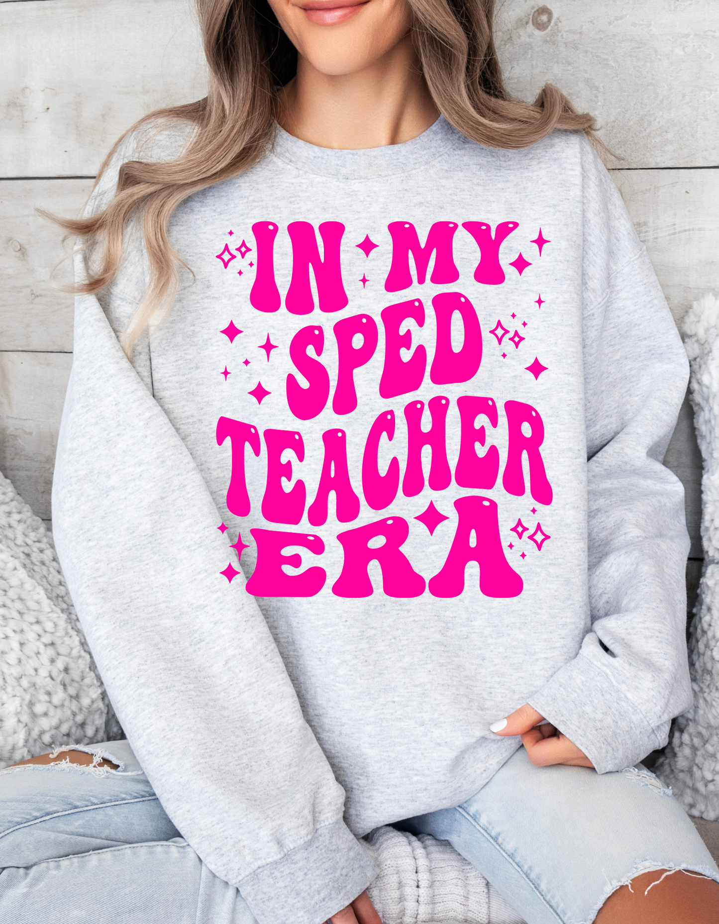 In My Sped Teacher Era Crew and Tee
