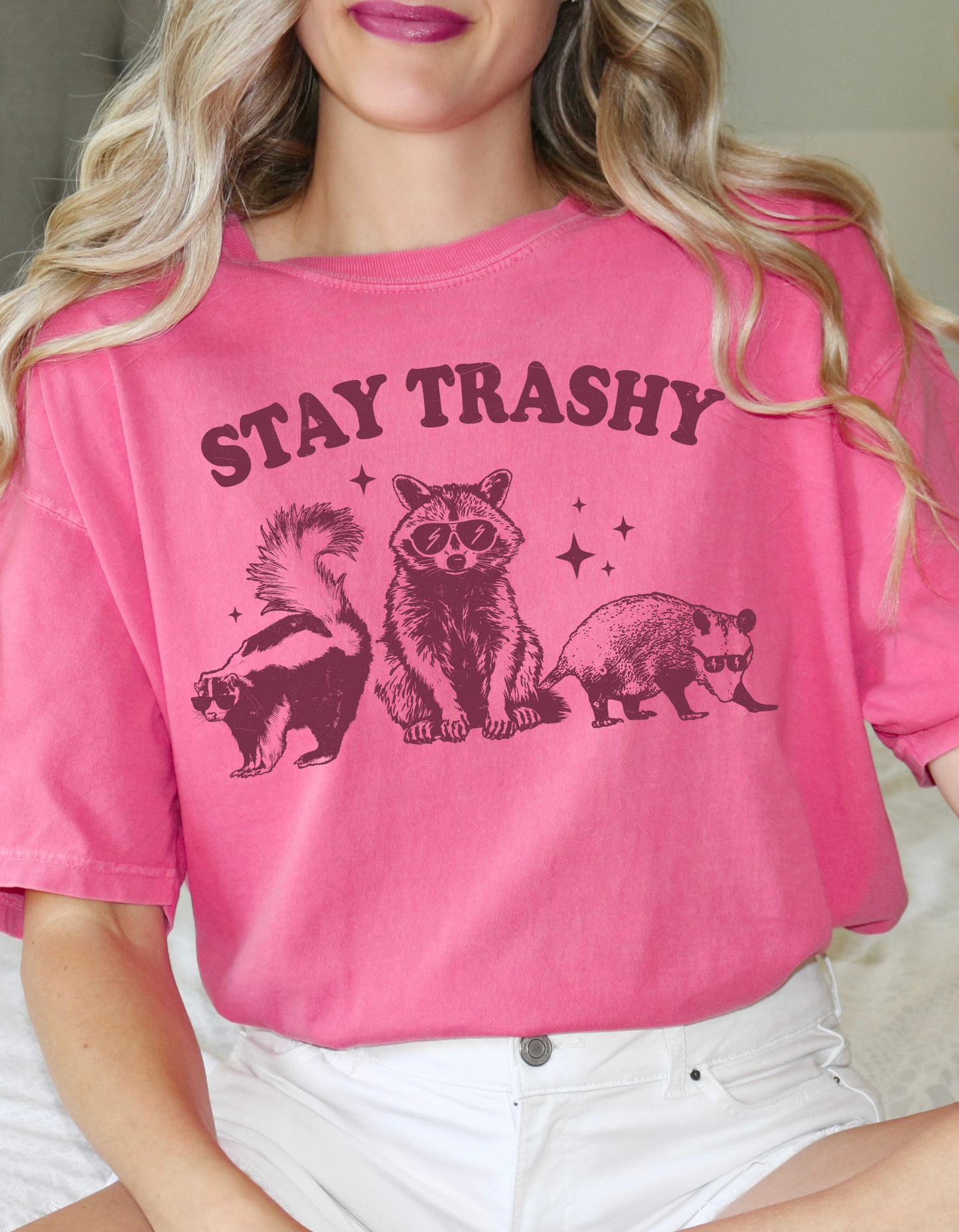 Stay Trashy Colored CC Tees