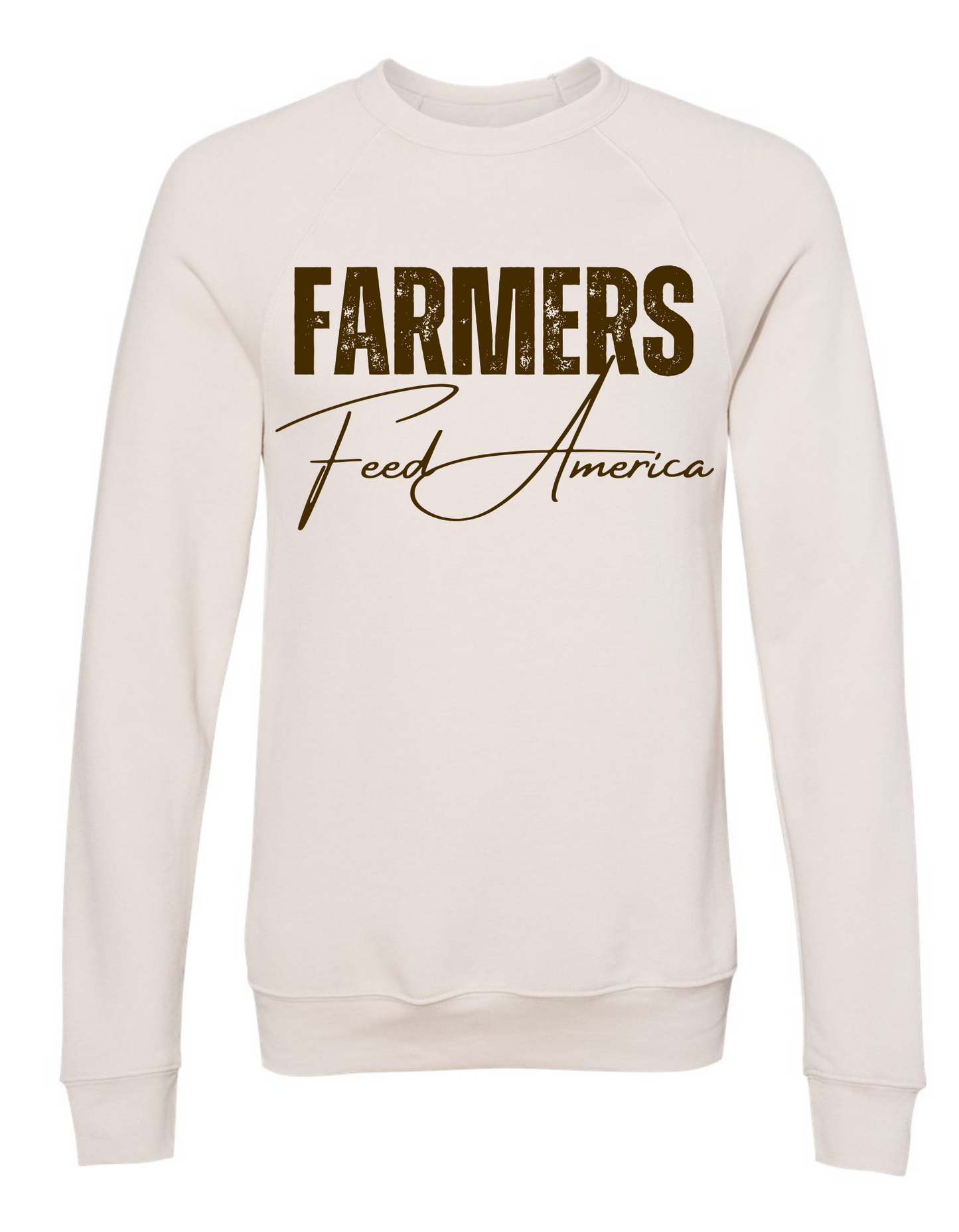 Bella Canvas Crewneck Farmers Feed America