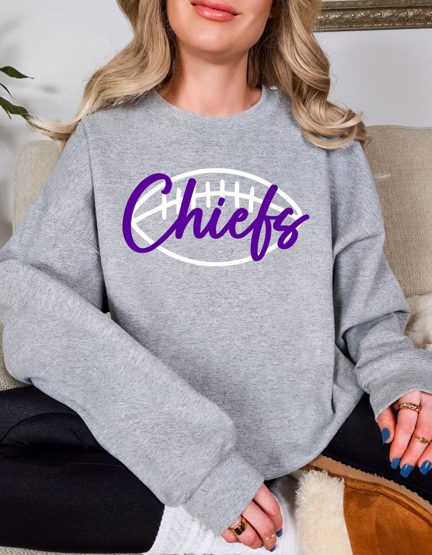 Chiefs Football Crew and Tee