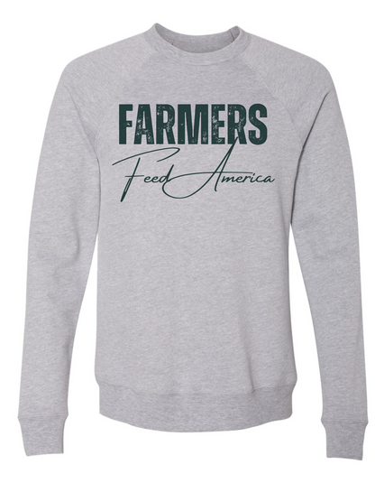 Bella Canvas Crewneck Farmers Feed America