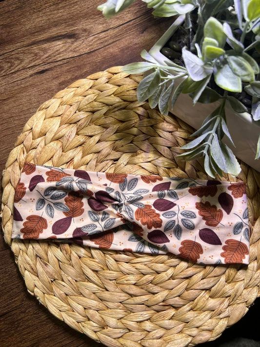 Falling Leaves Twist Headband