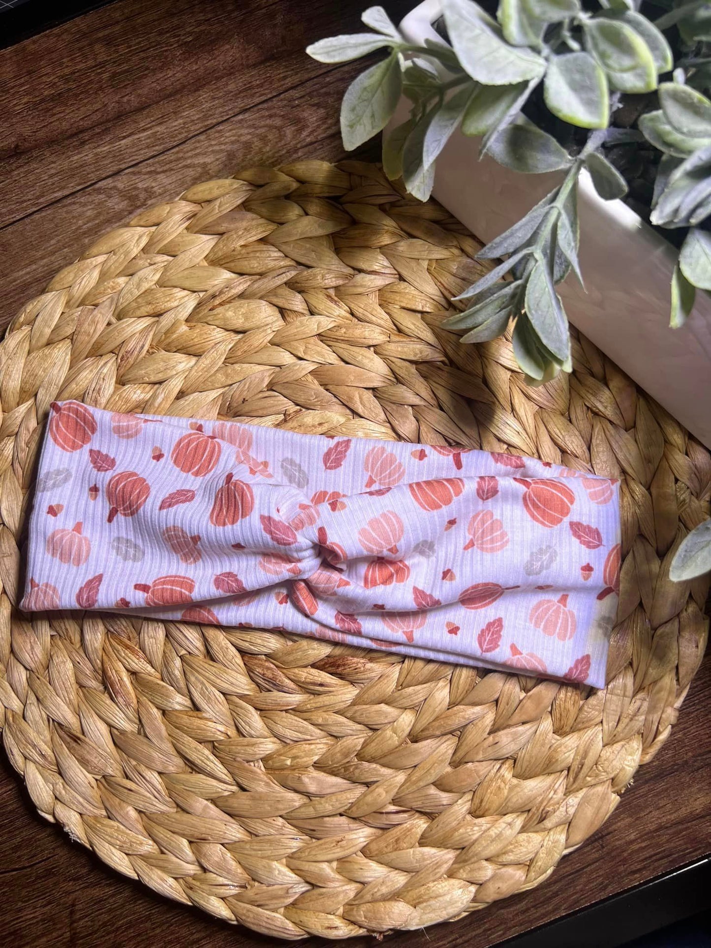 Pretty Pretty Pumpkins Twist Headband