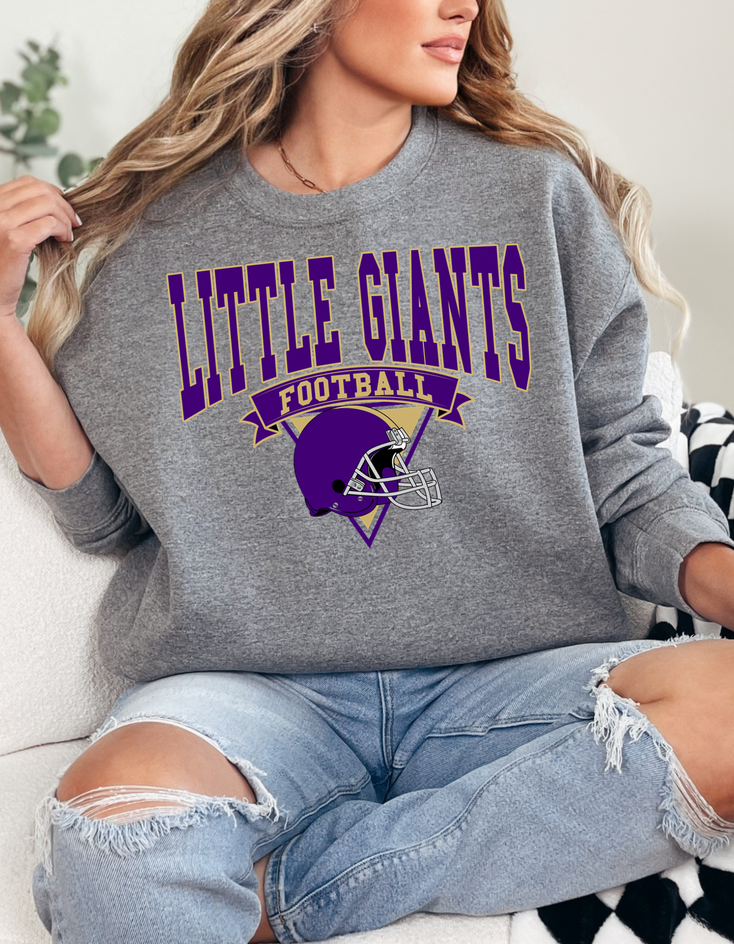 Little Giants Vintage Football Tee and Crew