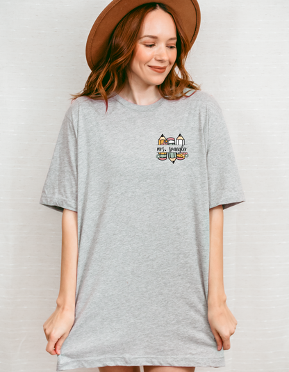 Custom Name Teacher Bella Tee