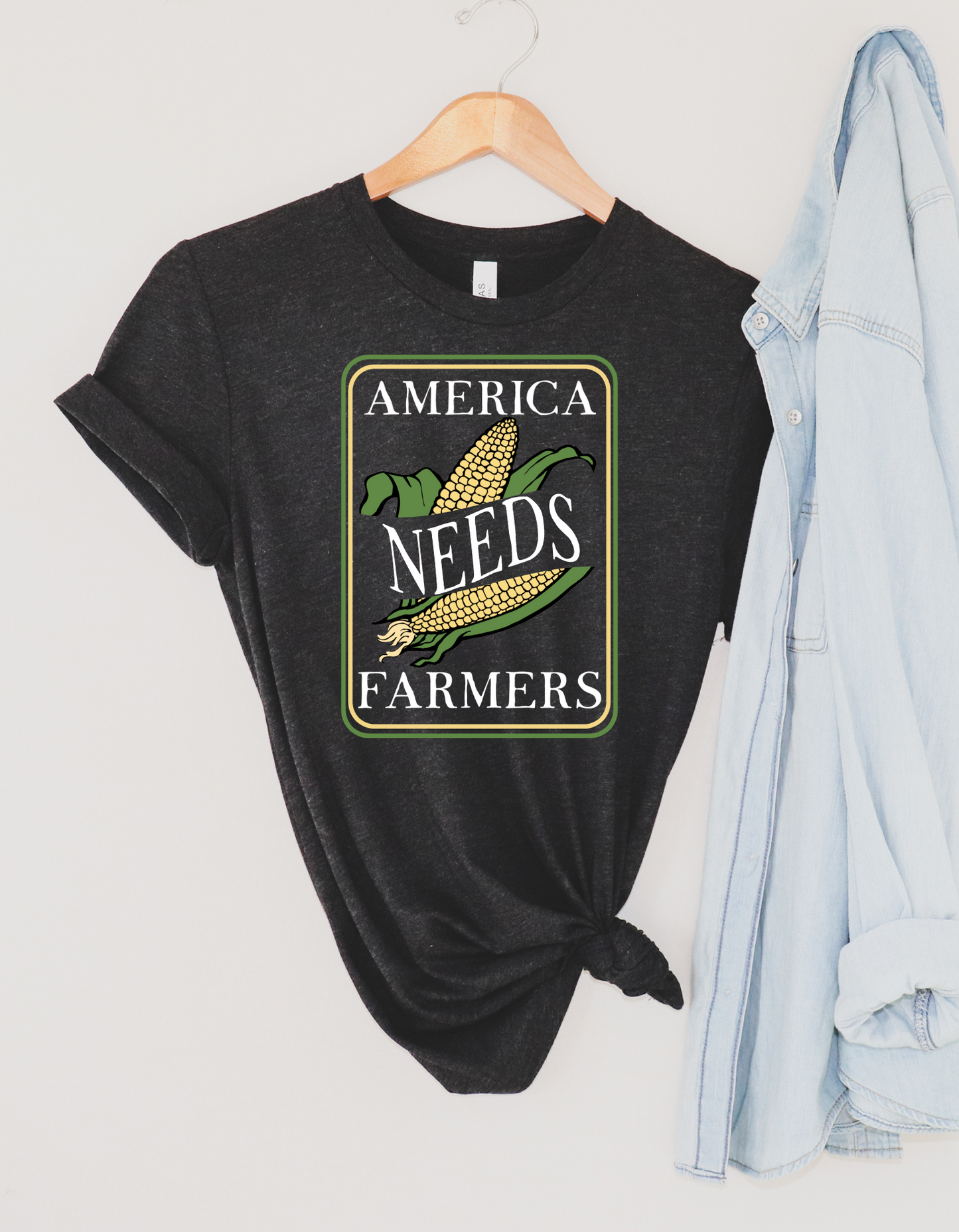 America Needs Farmers Corn Tee and Crewneck