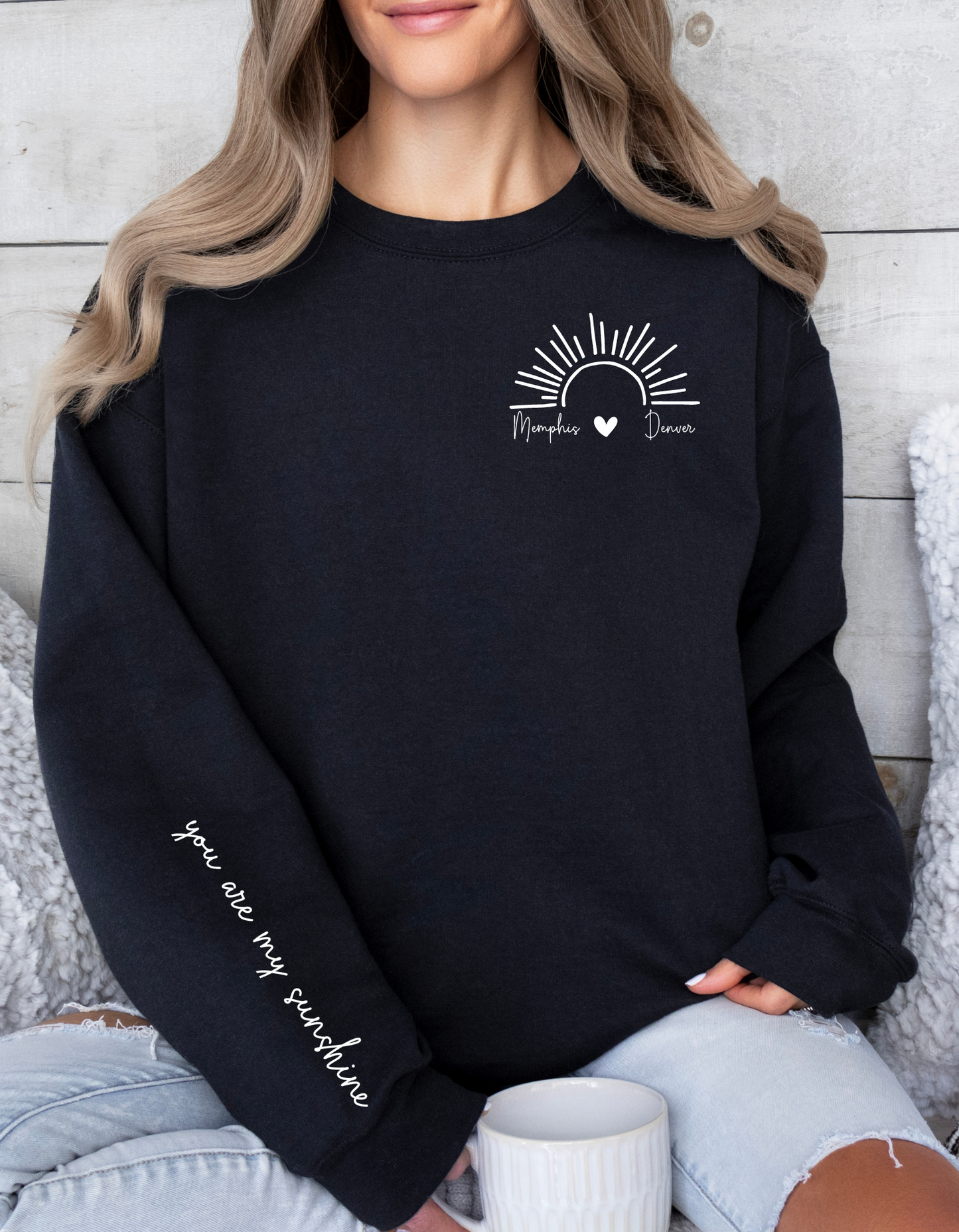 You are My Sunshine Custom Quarter Zip