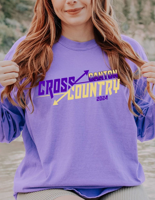 Canton Cross Country Comfort Colors Short sleeve Tee