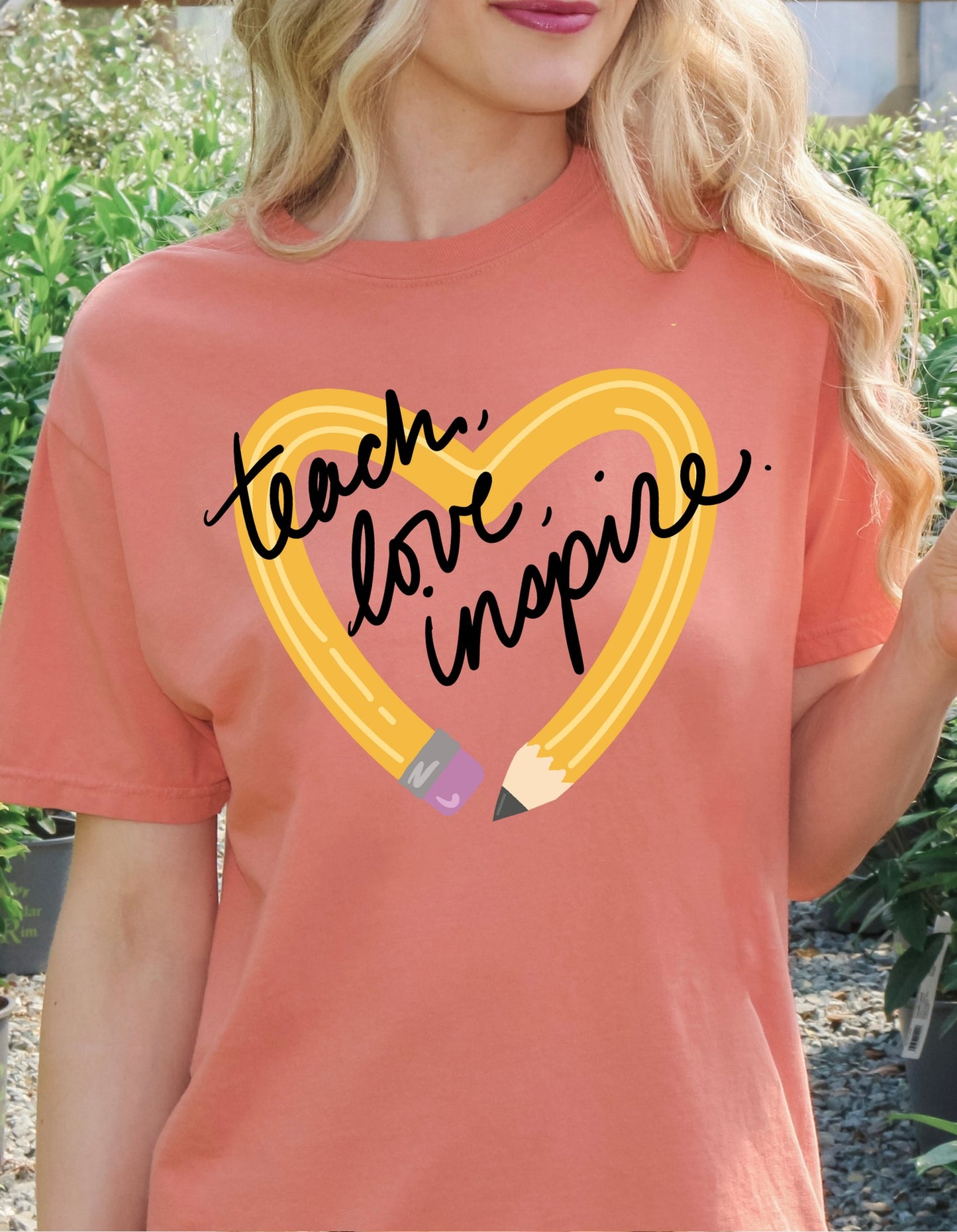 Teach Love Inspire Comfort Colors Tee