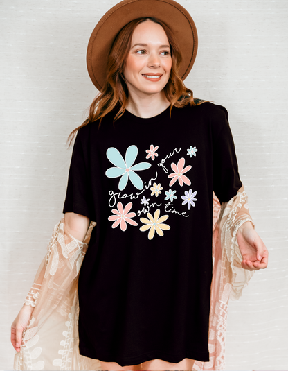 Grow on your Own Time Bella Tee