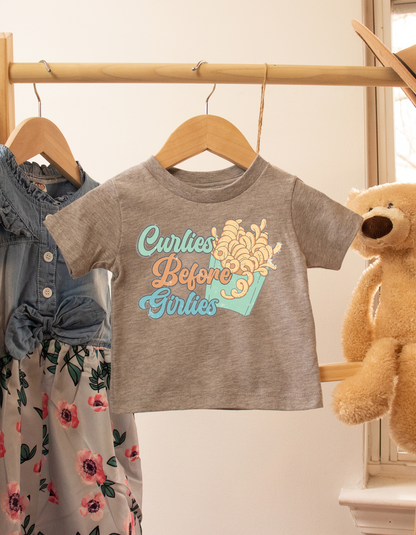 Curlies Before Girles Youth Tee