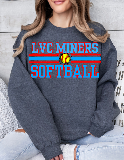 LVC Miners Retro Sports Bella Tee Youth Tee