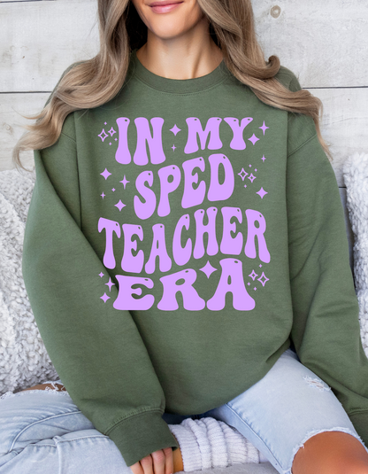 In My Sped Teacher Era Crew and Tee