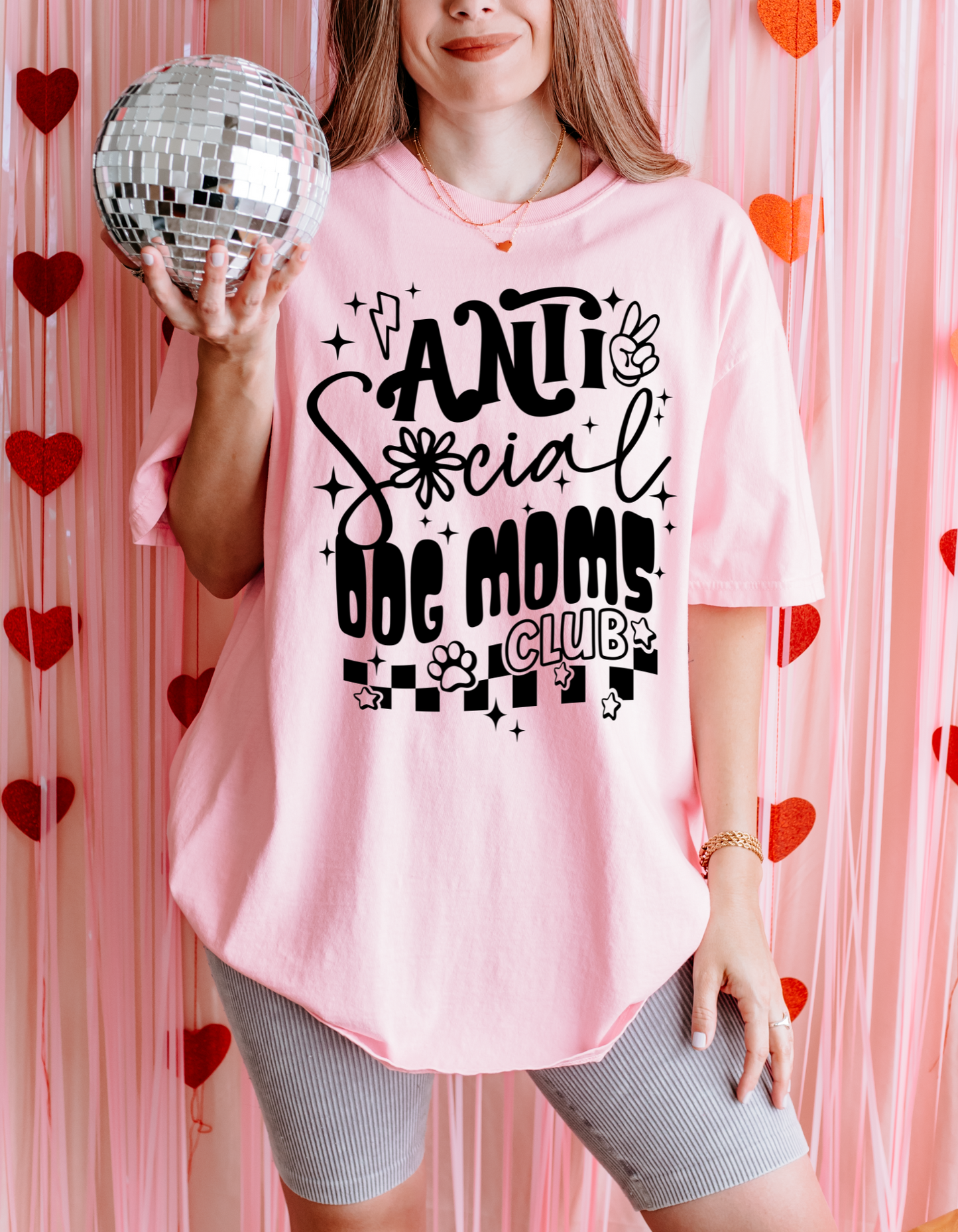 Anti Social Dog Mom Comfort Colors Tee