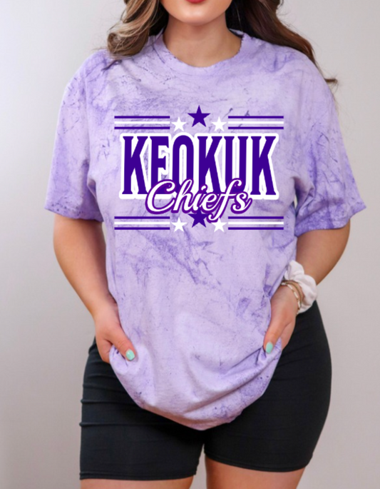 Keokuk Chiefs Color Blast Tees