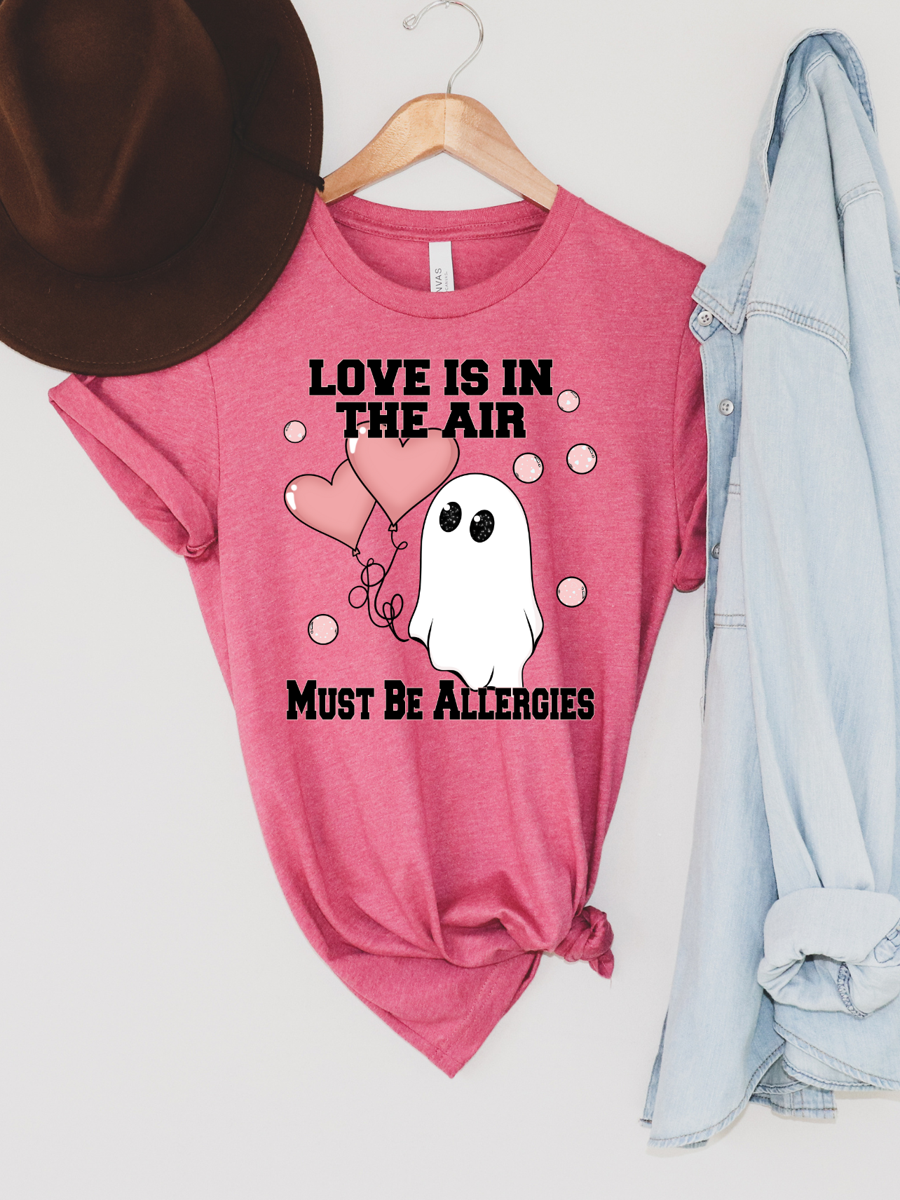 Love is in the Air Must Be Allergies Tee