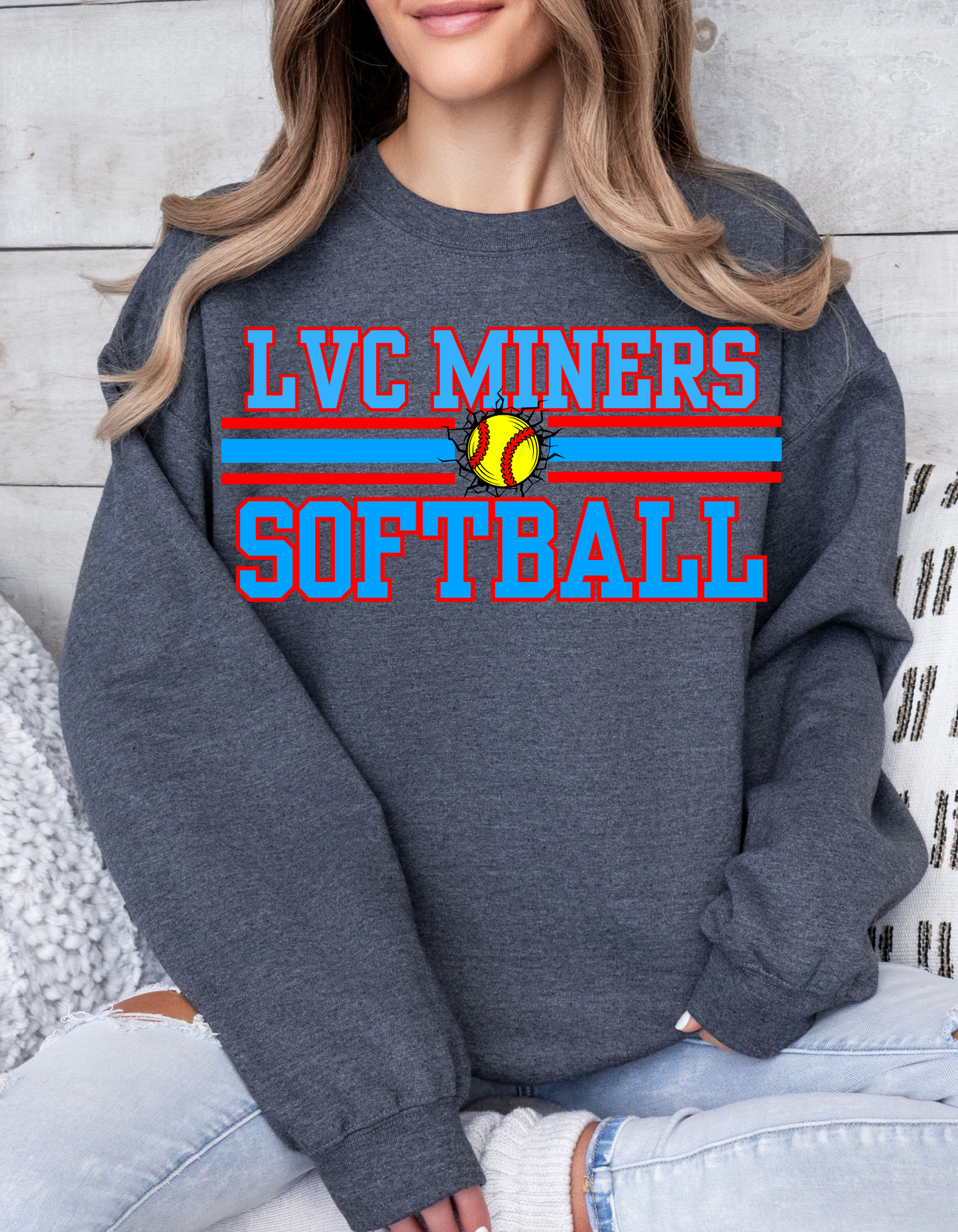 LVC Miners Retro Sports Crewneck