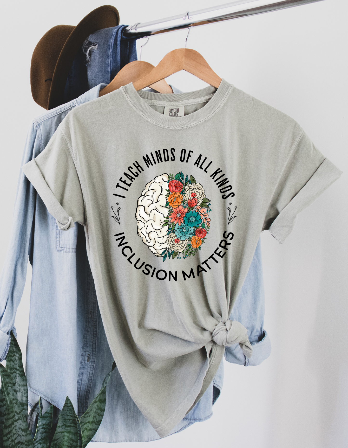 I Teach Minds of All Kinds Comfort Colors Tee
