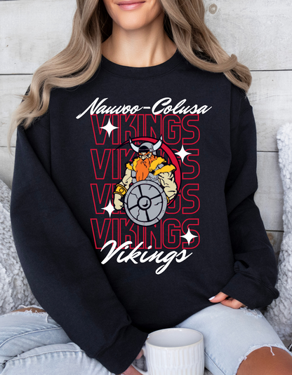 NC Stacked Crew and Tee