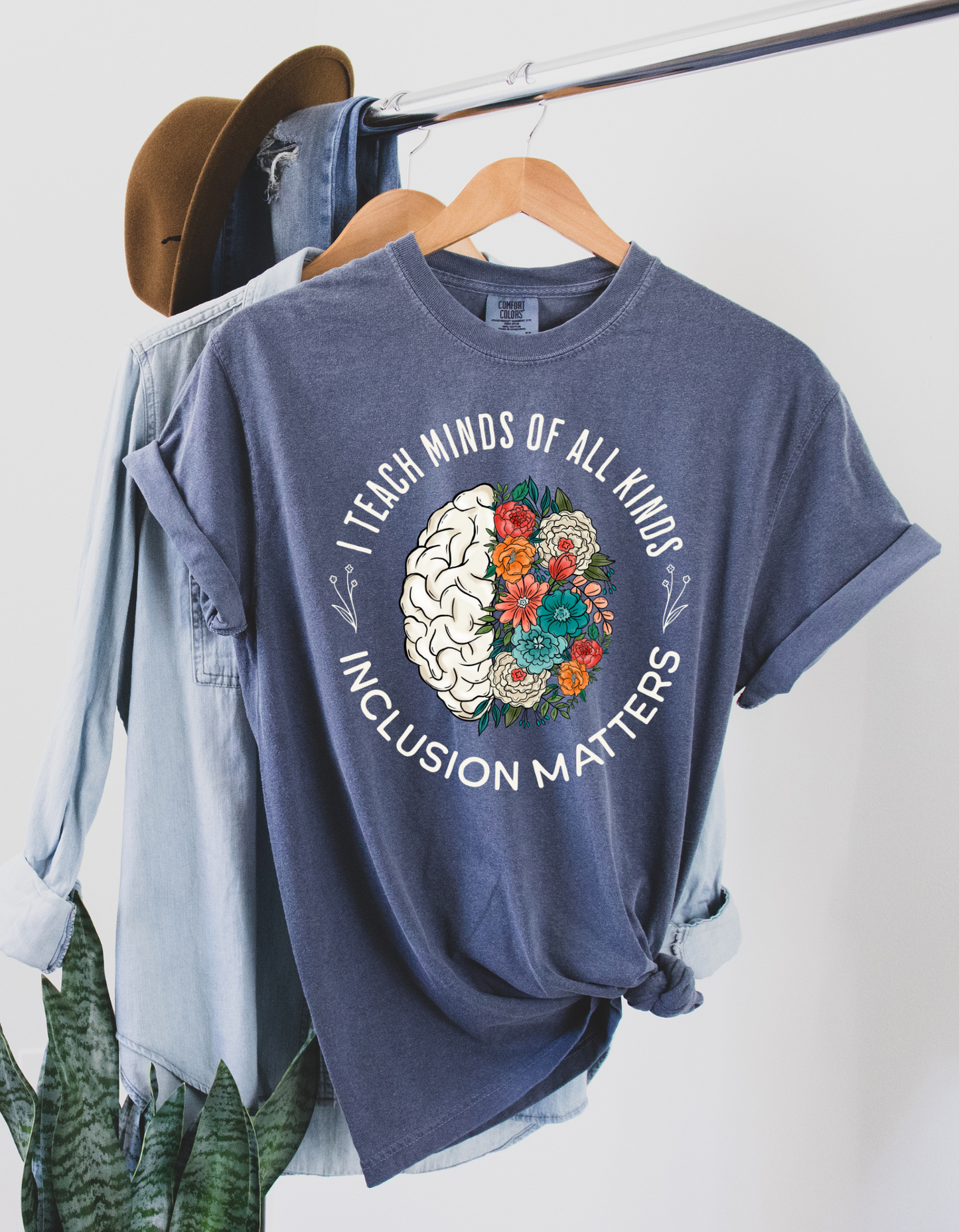 I Teach Minds of All Kinds Comfort Colors Tee