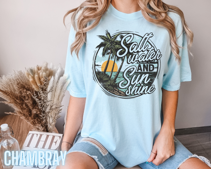 Salt Water and Sunshine Comfort Colors Tee