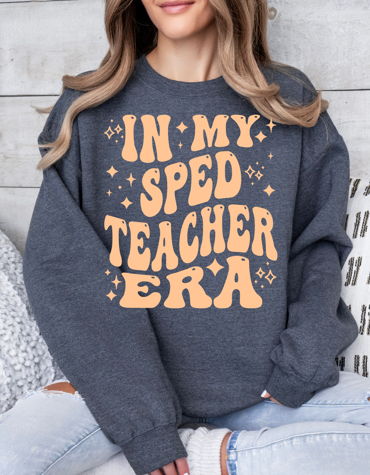 In My Sped Teacher Era Crew and Tee