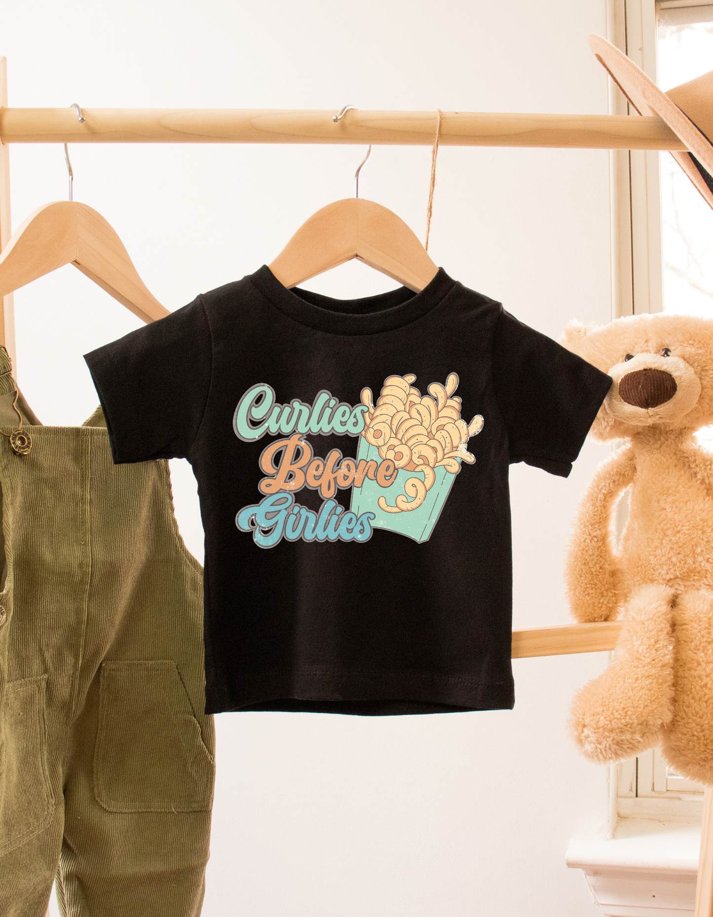 Curlies Before Girlies Toddler Tee