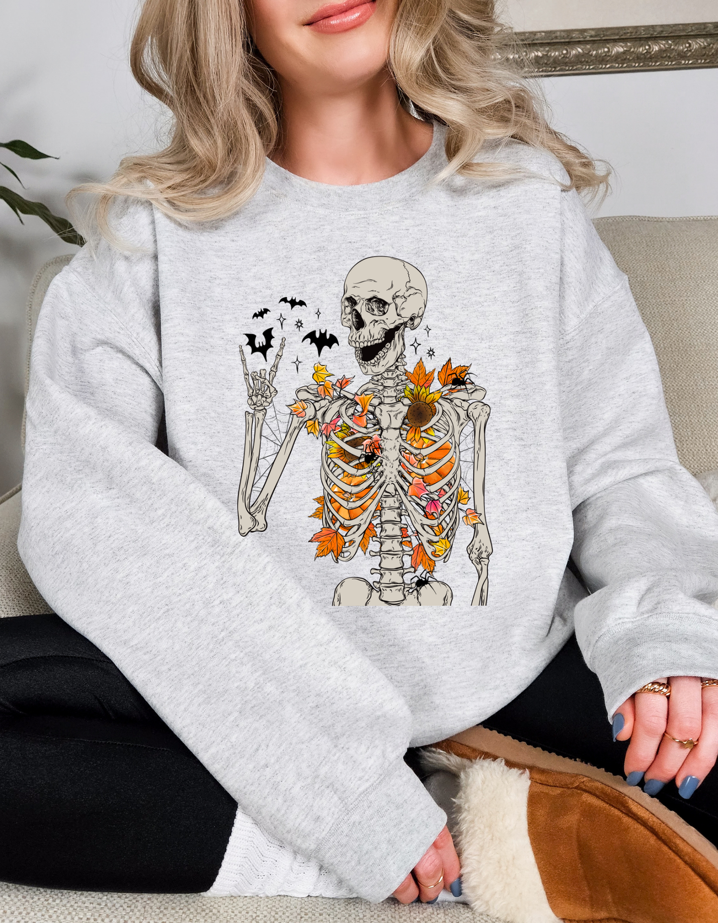 Fall Skelly Crewneck