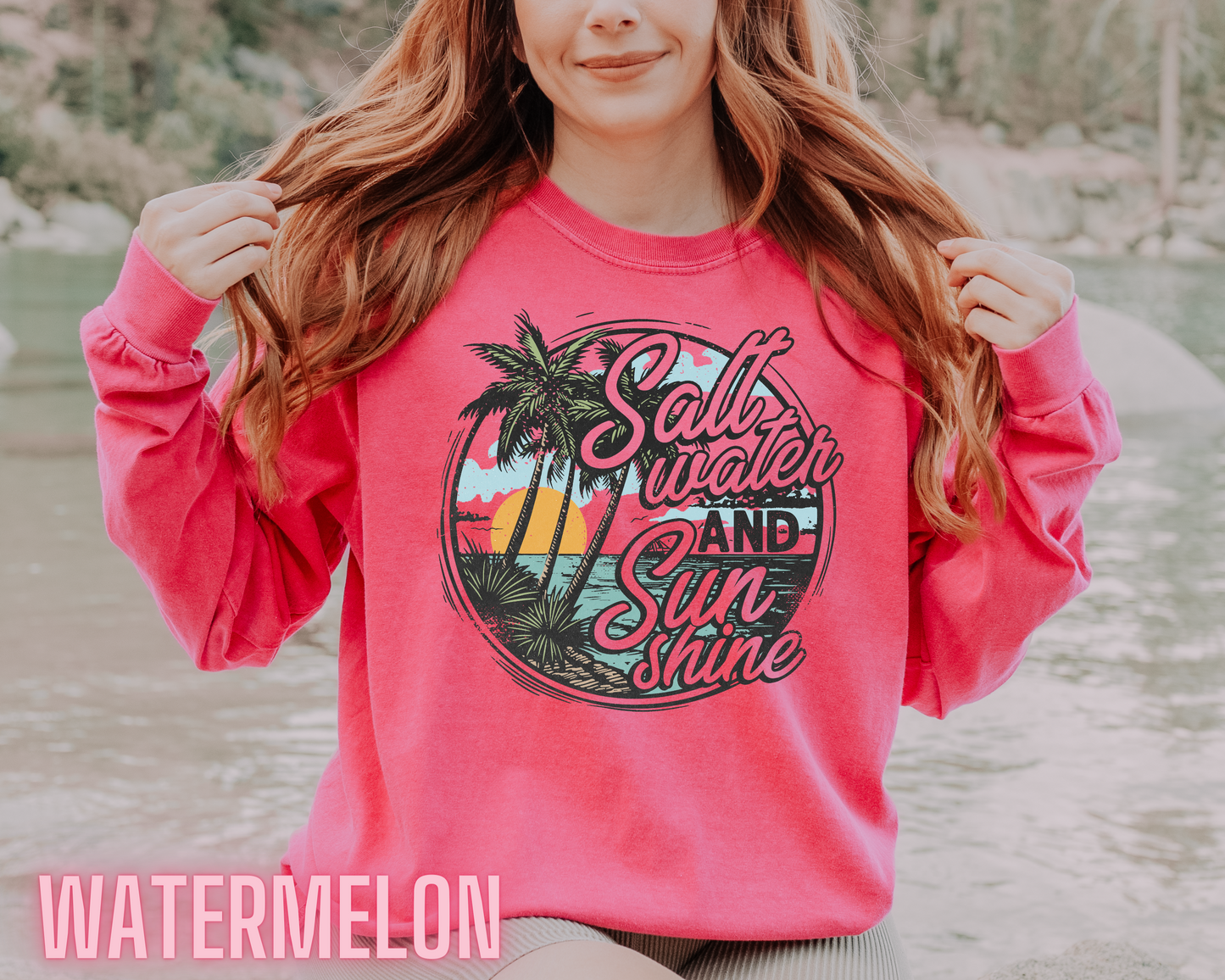 Salt Water and Sunshine Comfort Colors Tee