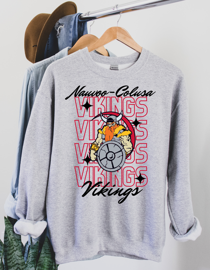 NC Stacked Crew and Tee