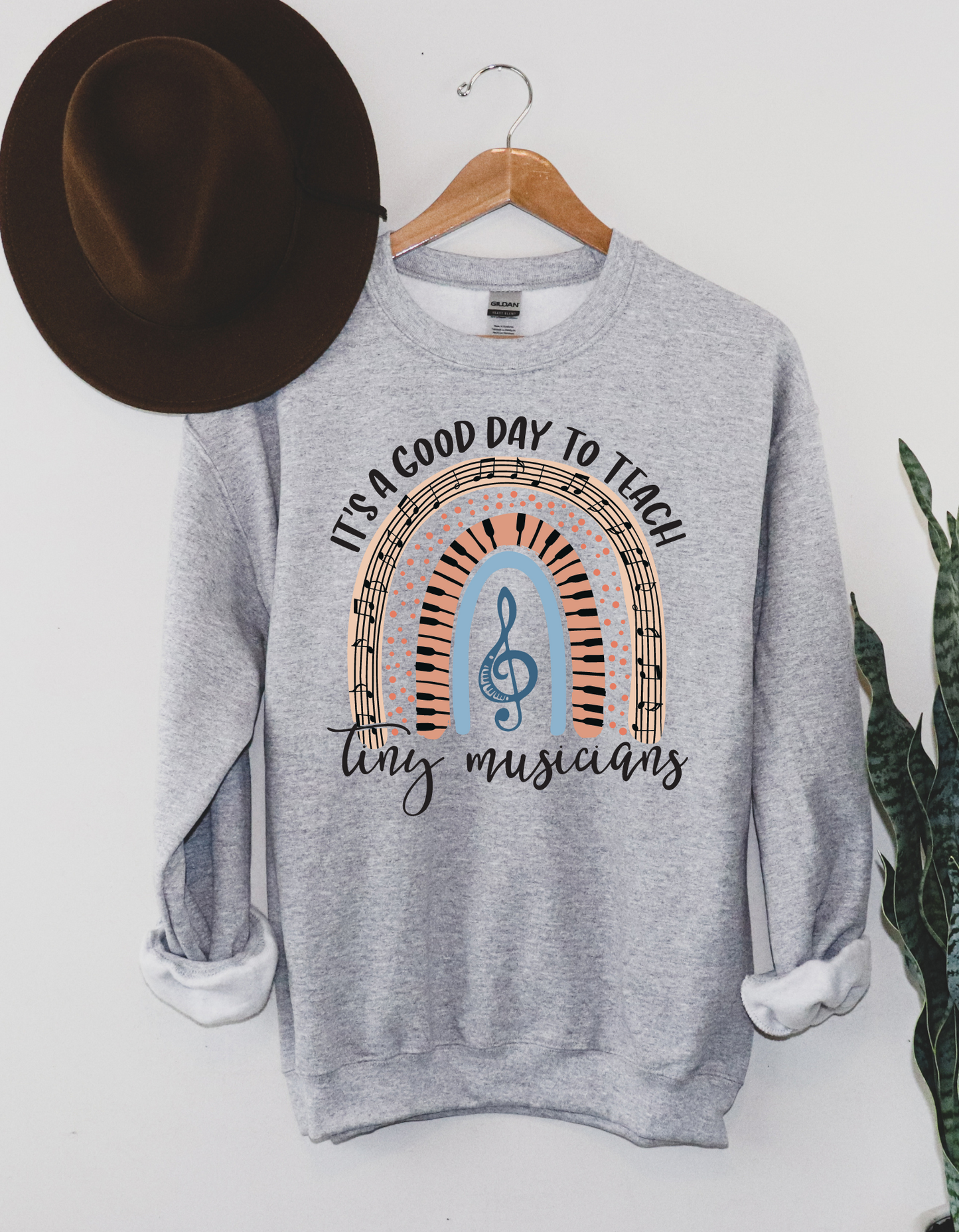 It's A Good Day To Teach Tiny Musicians Crewneck