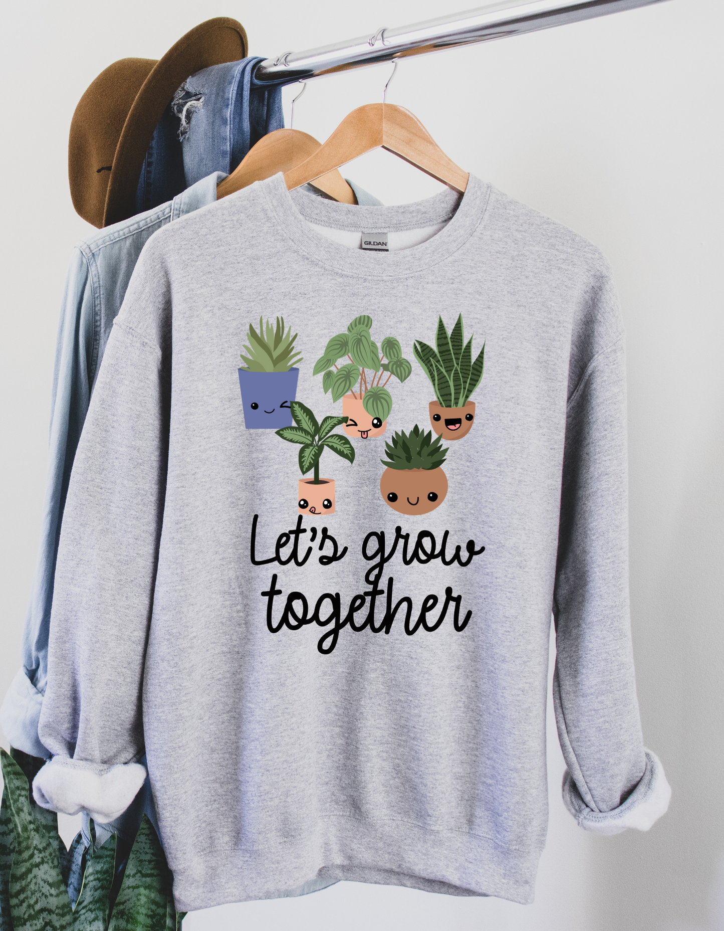 Let's Grow Together Crewneck