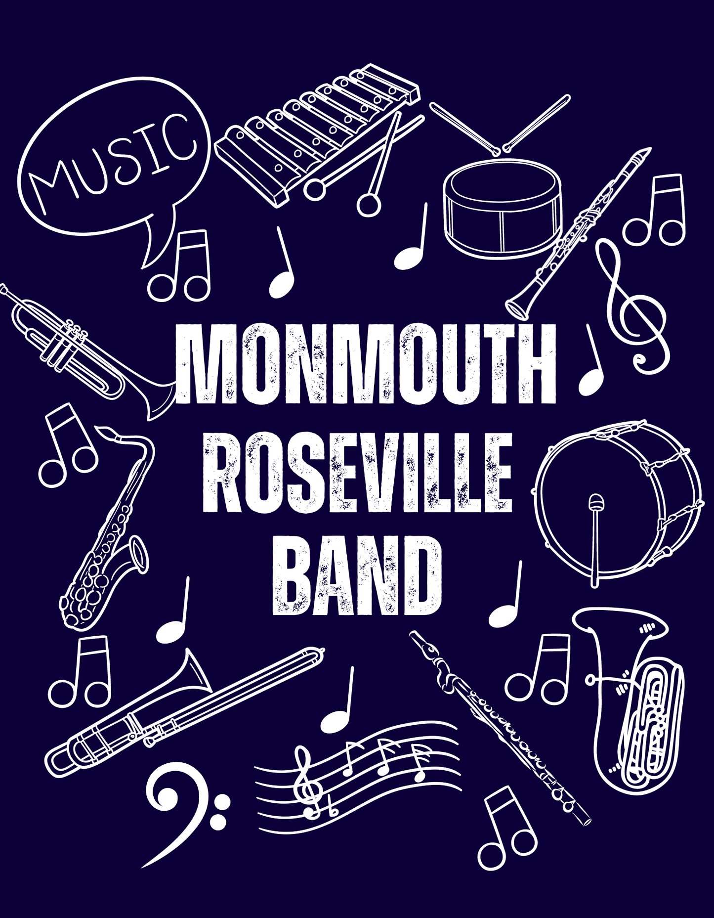 Monmouth-Roseville Band Youth Tee