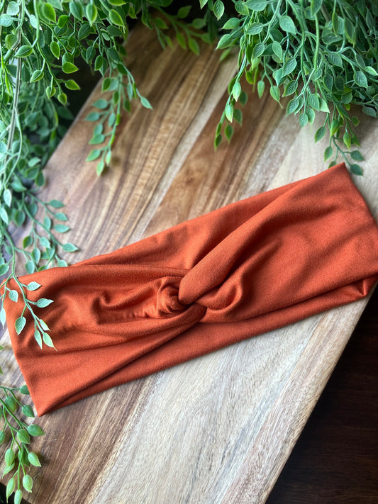 New Rust Twist Headband