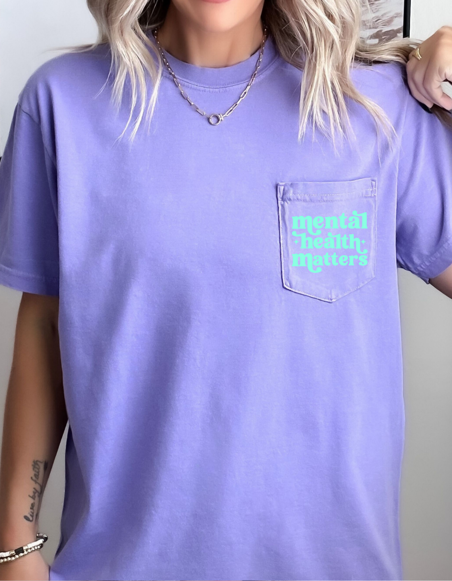 Mental Health Matters pocket tee