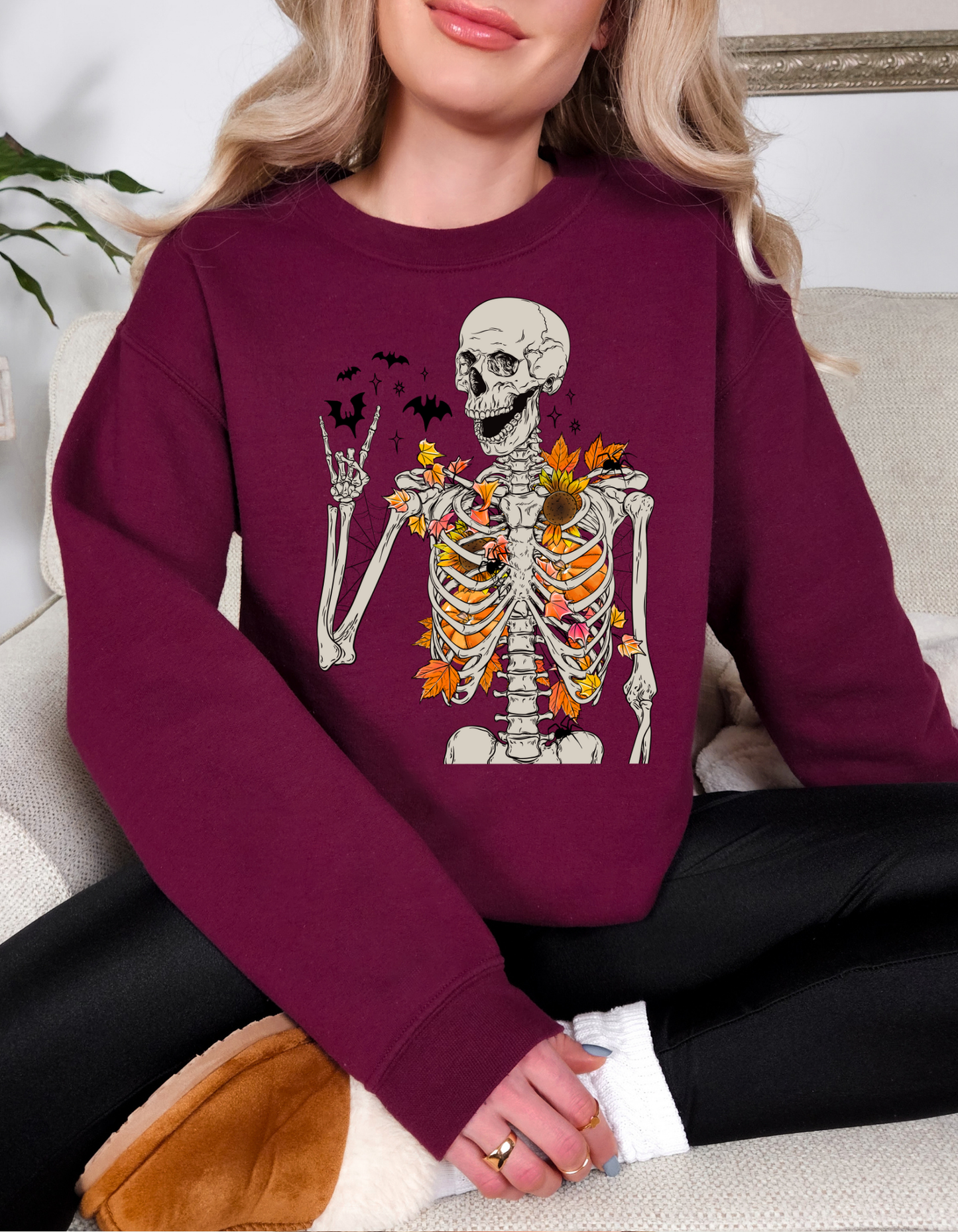 Fall Skelly Crewneck