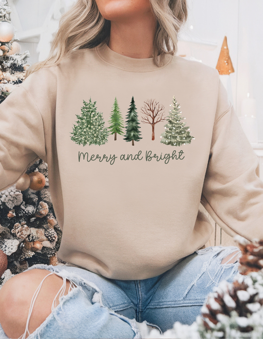 Merry and Bright Christmas Trees