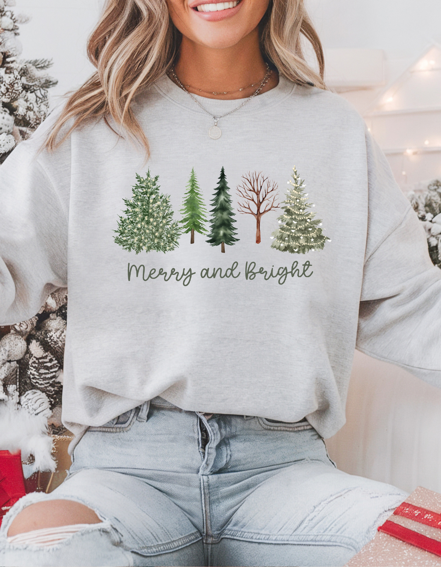Merry and Bright Christmas Trees
